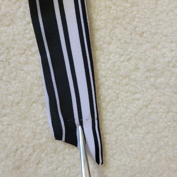 SOHO Apparel Ltd Size PXL Paperbag Pull On Wide Leg Pleated Striped Tie Pants - Picture 13 of 13